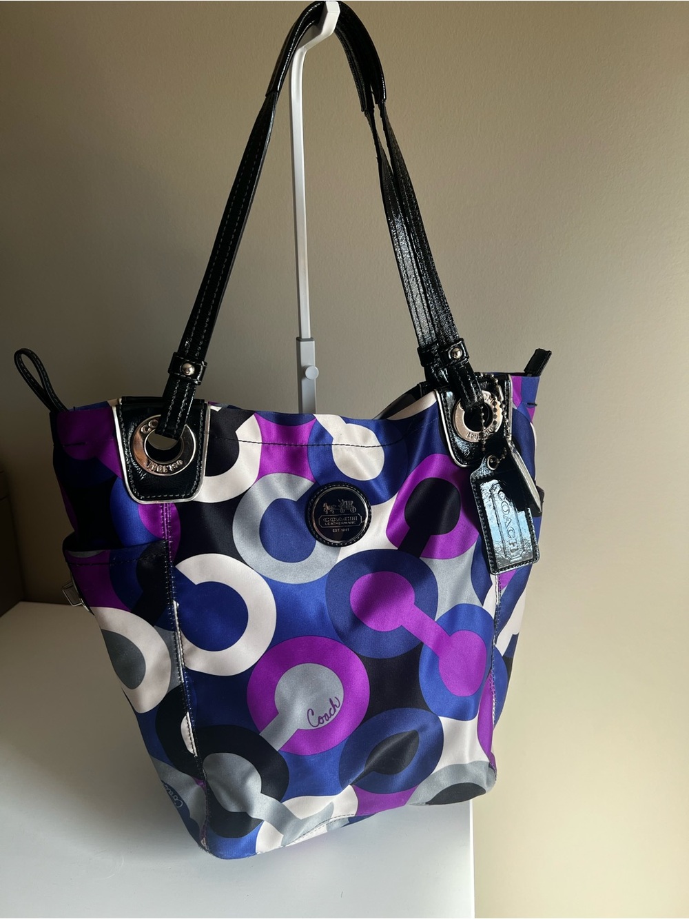 Vintage Y2K Coach Alex Op Art